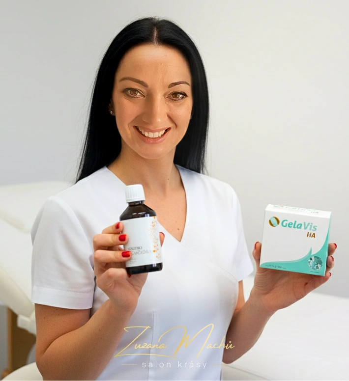Produkty Gelavis a Zinzino salón krásy Zuzana Machů